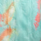 Green Organza Printed Tie and Dye Saree with Unstitched Blouse - Hiral Fashion | Swadesiicart
