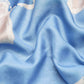 Blue Silk Blend Printed Abstract Saree with Unstitched Blouse - Hiral Fashion | Swadesiicart