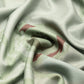 Green Silk Blend Printed Abstract Saree with Unstitched Blouse - Hiral Fashion | Swadesiicart