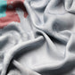 Gray Silk Blend Printed Abstract Saree with Unstitched Blouse - Hiral Fashion | Swadesiicart