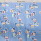 Turquoise Silk Blend Printed Abstract Saree with Unstitched Blouse - Hiral Fashion | Swadesiicart
