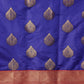 Hiral Fashion Blue Kanjeevaram Silk Woven Design Saree | Swadesiicart