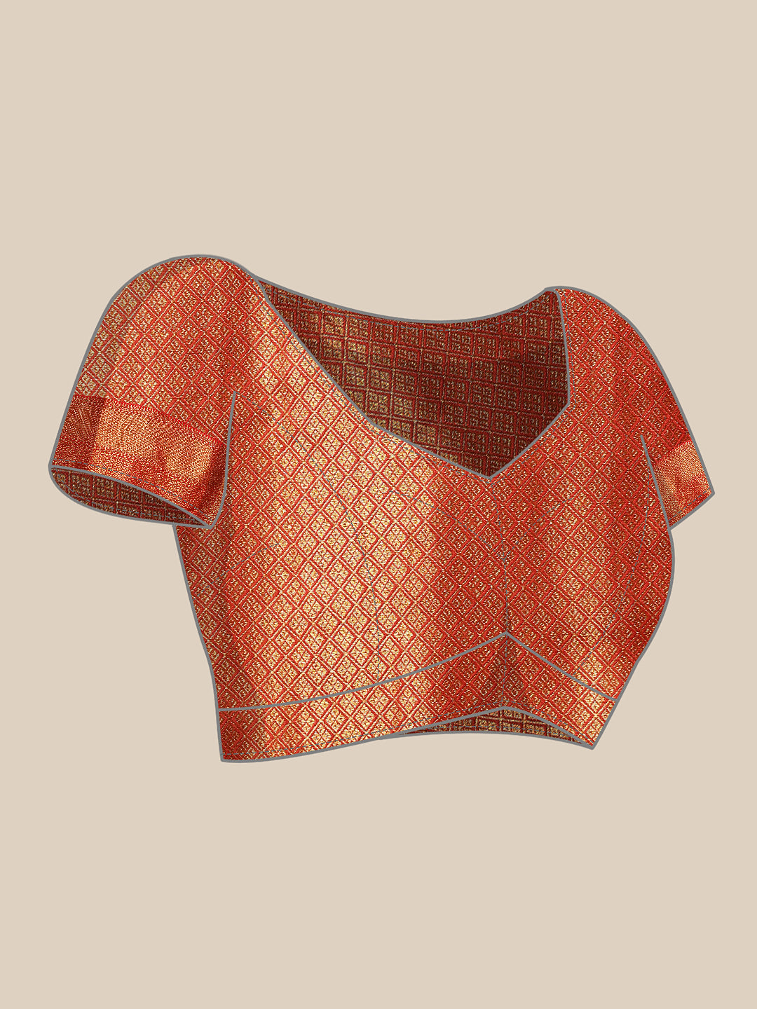 Hiral Fashion Blue Kanjeevaram Silk Woven Design Saree | Swadesiicart