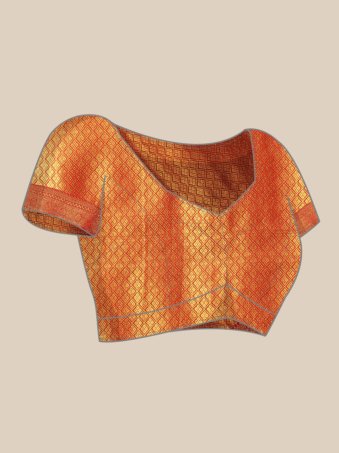 Hiral Fashion Green Kanjeevaram Silk Woven Design Saree | Swadesiicart