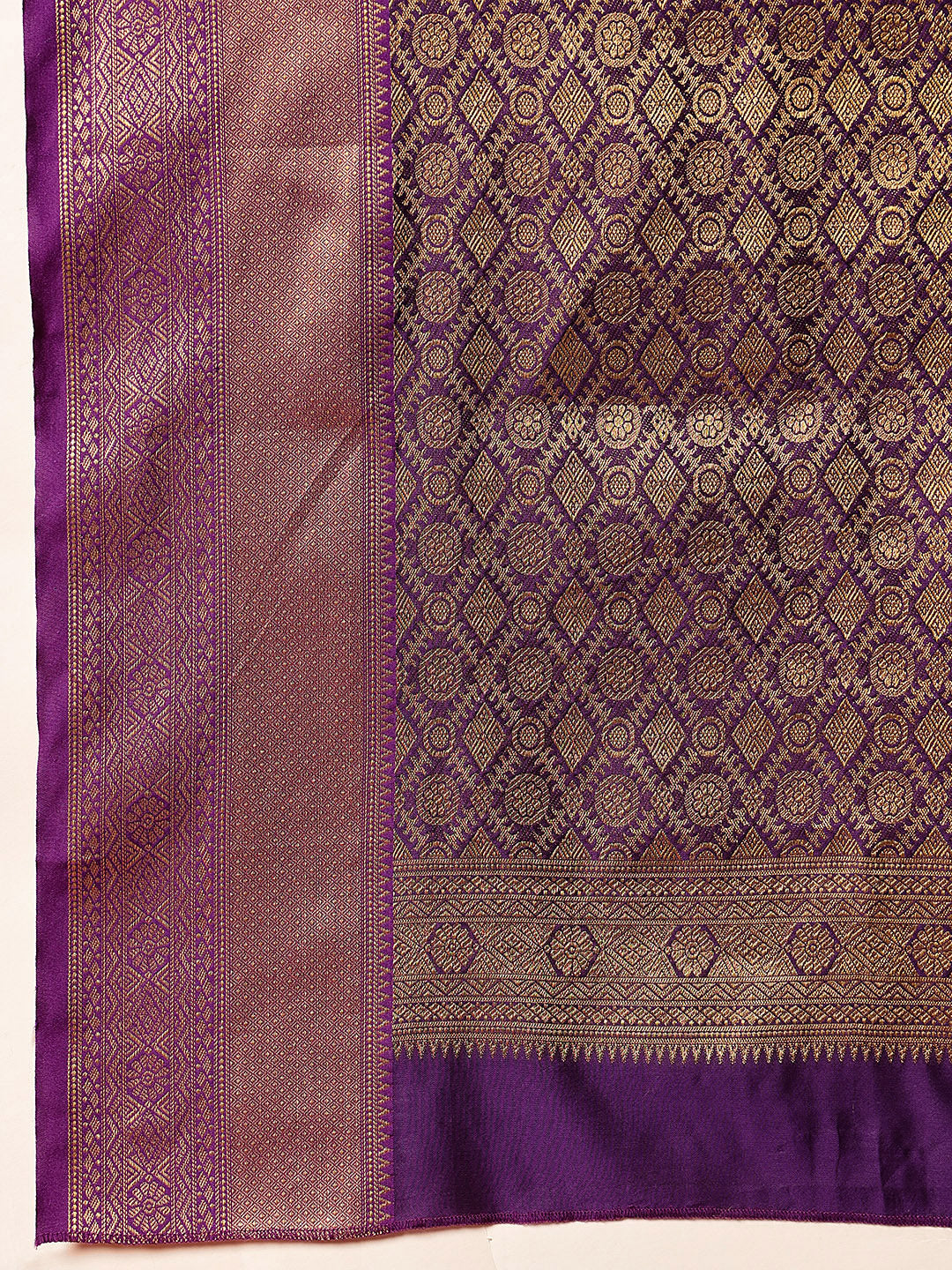 Hiral Fashion Pink Kanjeevaram Silk Woven Design Saree | Swadesiicart