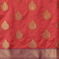 Hiral Fashion Red Kanjeevaram Silk Woven Design Saree | Swadesiicart