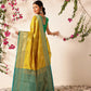 Hiral Fashion Yellow Kanjeevaram Silk Woven Design Saree | Swadesiicart
