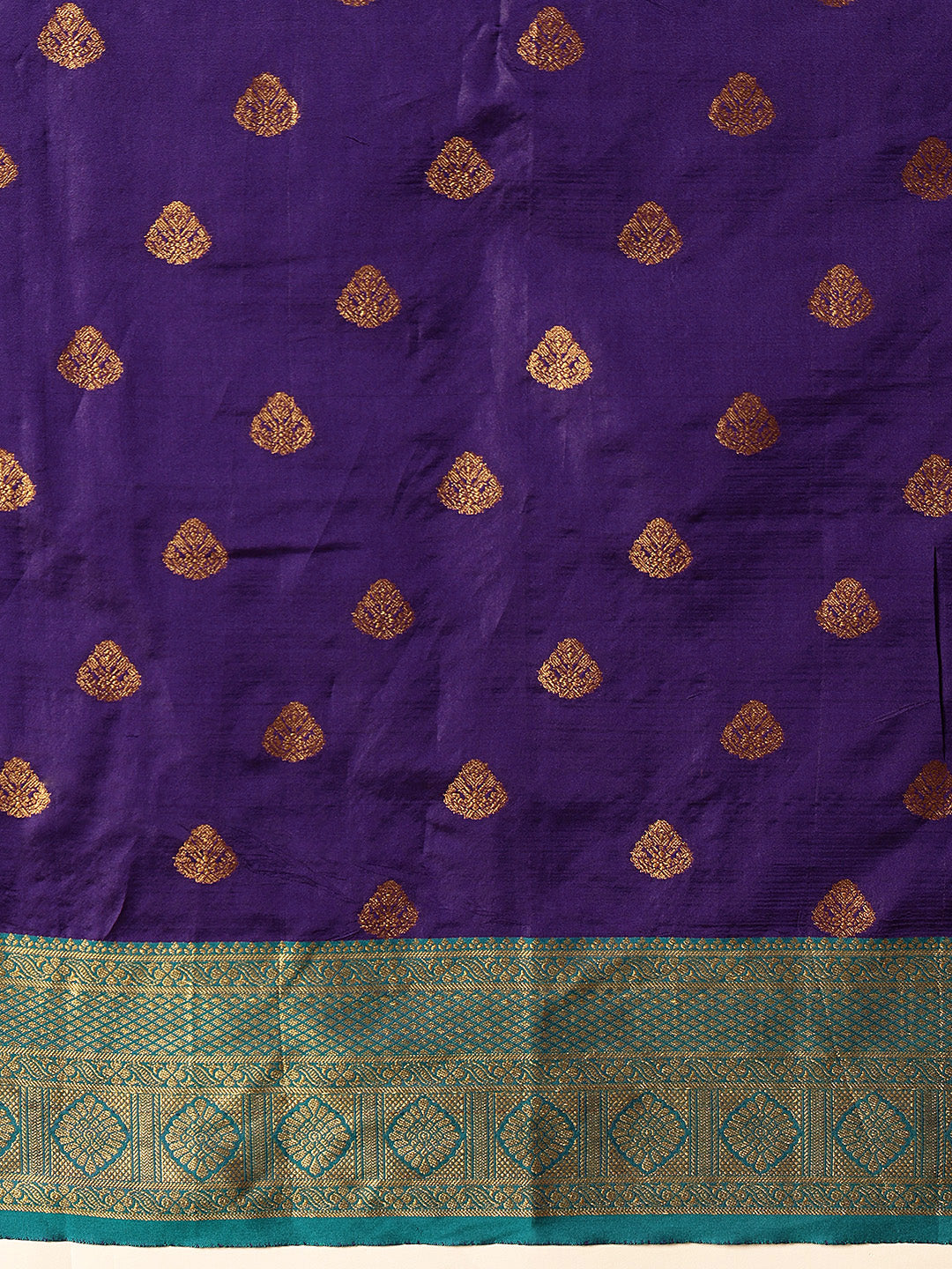 Hiral Fashion Blue Kanjeevaram Silk Woven Design Saree | Swadesiicart