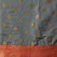 Hiral Fashion Grey Kanjeevaram Silk Woven Design Saree | Swadesiicart