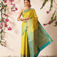 Hiral Fashion Yellow Kanjeevaram Silk Woven Design Saree | Swadesiicart