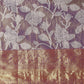 Hiral Fashion Purple Banarasi Tissue Silk Floral Zari Woven Saree | Swadesiicart