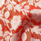 Orange Tissue Silk Woven Zari Design Floral Saree with Unstitched Blouse - Hiral Fashion | Swadesiicart