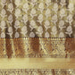 Black Brocade Woven Zari Design Floral Saree with Unstitched Blouse - Hiral Fashion | Swadesiicart