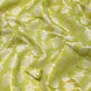 Green Brocade Woven Zari Design Floral Saree with Unstitched Blouse - Hiral Fashion | Swadesiicart