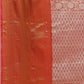Pink Brocade Woven Zari Design Floral Saree with Unstitched Blouse - Hiral Fashion | Swadesiicart