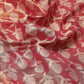 Pink Brocade Woven Zari Design Floral Saree with Unstitched Blouse - Hiral Fashion | Swadesiicart