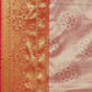 Mustard Brocade Woven Zari Design Floral Saree with Unstitched Blouse - Hiral Fashion | Swadesiicart