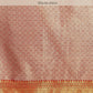 Mustard Brocade Woven Zari Design Floral Saree with Unstitched Blouse - Hiral Fashion | Swadesiicart