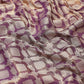 Purple Brocade Woven Zari Design Floral Saree with Unstitched Blouse - Hiral Fashion | Swadesiicart