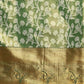 Green Brocade Woven Zari Design Floral Saree with Unstitched Blouse - Hiral Fashion | Swadesiicart