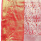 Pink Brocade Woven Zari Design Floral Saree with Unstitched Blouse - Hiral Fashion | Swadesiicart
