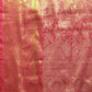 Black Silk Blend Woven Zari Design Striped Saree with Unstitched Blouse - Hiral Fashion | Swadesiicart