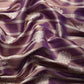 Purple Silk Blend Woven Zari Design Striped Saree with Unstitched Blouse - Hiral Fashion | Swadesiicart