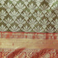 Black Art Silk Woven Zari Design Floral Saree with Unstitched Blouse - Hiral Fashion | Swadesiicart