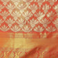 Red Art Silk Woven Zari Design Floral Saree with Unstitched Blouse - Hiral Fashion | Swadesiicart
