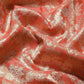 Red Art Silk Woven Zari Design Floral Saree with Unstitched Blouse - Hiral Fashion | Swadesiicart