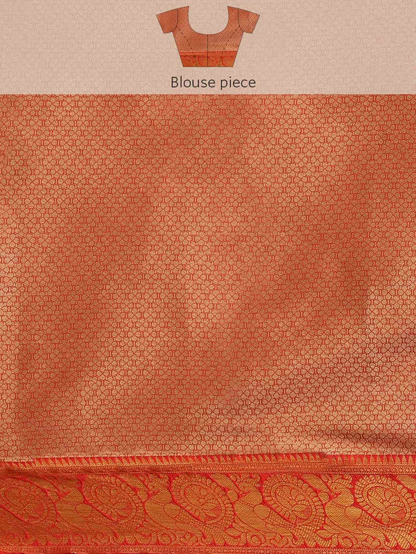 Purple Art Silk Woven Zari Design Floral Saree with Unstitched Blouse - Hiral Fashion | Swadesiicart