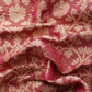 Pink Brocade Woven Zari Design Ethnic Motifs Saree with Unstitched Blouse - Hiral Fashion | Swadesiicart