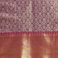 Purple Brocade Woven Zari Design Ethnic Motifs Saree with Unstitched Blouse - Hiral Fashion | Swadesiicart