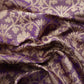 Purple Brocade Woven Zari Design Ethnic Motifs Saree with Unstitched Blouse - Hiral Fashion | Swadesiicart