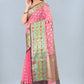 Hiral Fashion Pink Banarasi Art Silk Woven Design Saree | Swadesiicart