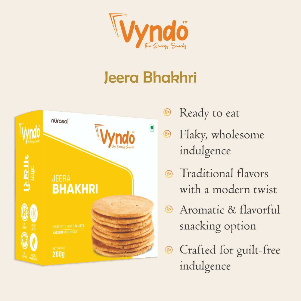 Vyndo Jeera Bhakhri - Swadesiicart