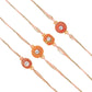 trueBrowns X Voylla Set Of 4 Designer Rakhi With Roli Chaawal Pack | Swadesiicart