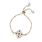 trueBrowns X Voylla CZ Embellished Gold Toned Bracelet Style Rakhi | Swadesiicart