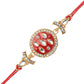 trueBrowns X Voylla Set of 2 Enameled Kundan And CZ Sparkling Rakhis | Swadesiicart