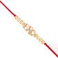 trueBrowns X Voylla Bro A Gem Embellished Gold Tone Rakhi | Swadesiicart