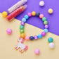 trueBrowns X Voylla Pink Unicorn Kids Convertible Rakhi with Colorful Beads | Swadesiicart