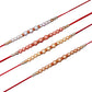 trueBrowns X Voylla Set of 4 Pearl Beads Embellished Flamboyant Rakhi | Swadesiicart