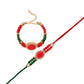 trueBrowns X Voylla Colorful Beads Embedded Bhaiya Bhabhi Rakhi | Swadesiicart