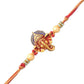 trueBrowns X Voylla Deity Inspired CZ Embellished Ganpati Rakhi | Swadesiicart