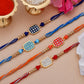 trueBrowns X Voylla Set of 4 Colorful Meenakari Enamel Work Rakhi | Swadesiicart