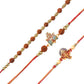 trueBrowns X Voylla Set Of 3 Auspicious Rudraksha Studded Rakhis | Swadesiicart