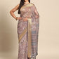 Multicolor Cotton Blend Printed Kalamkari Saree with Unstitched Blouse - Hiral Fashion | Swadesiicart