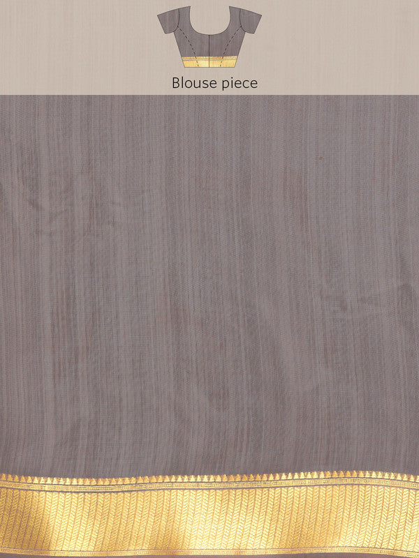 Multicolor Cotton Blend Printed Kalamkari Saree with Unstitched Blouse - Hiral Fashion | Swadesiicart