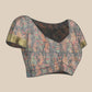 Multicolor Cotton Blend Printed Kalamkari Saree with Unstitched Blouse - Hiral Fashion | Swadesiicart