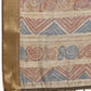 Multicolor Cotton Blend Printed Kalamkari Saree with Unstitched Blouse - Hiral Fashion | Swadesiicart